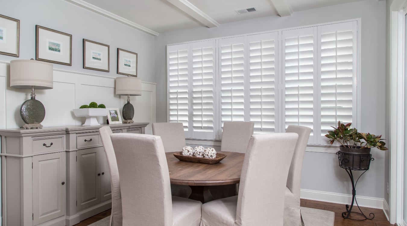 shutters in St. George living room